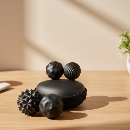 Balles sensorielles magnétiques noires en silicone – outil sensoriel apaisant